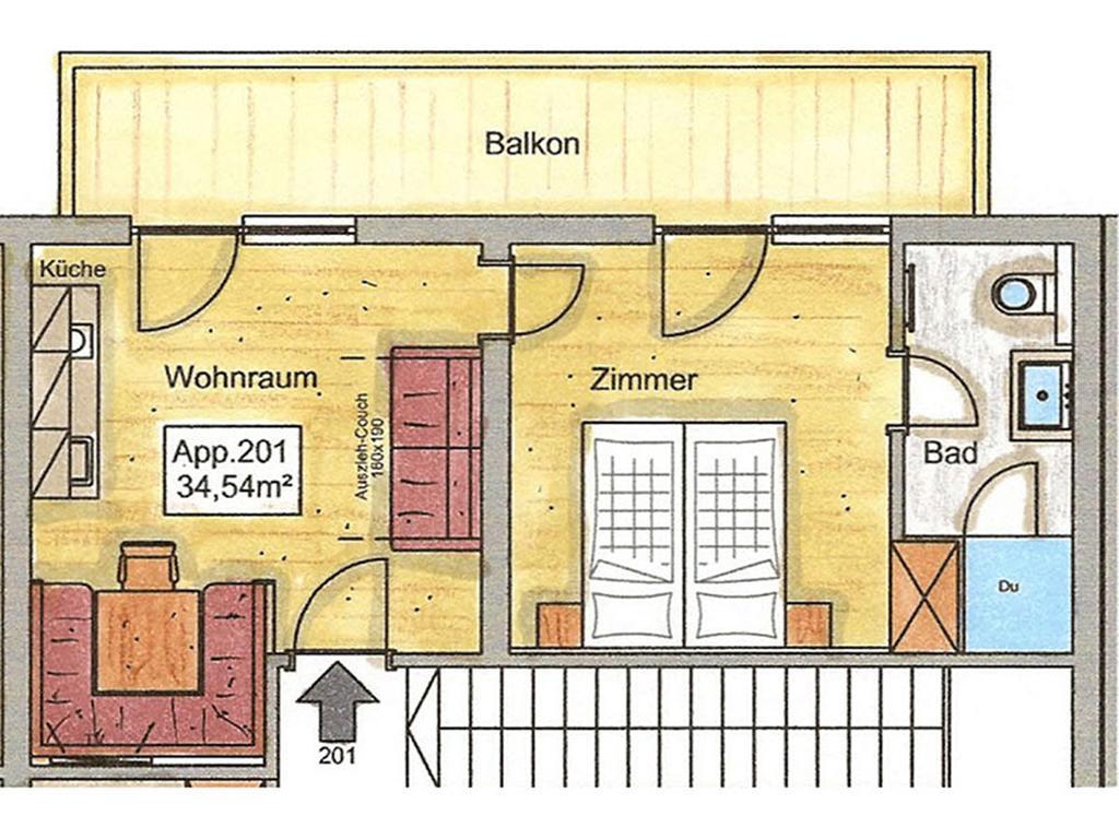 Gasthof Appartement'S Staffnerhof 코센 객실 사진